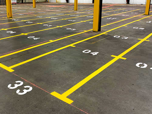 Pin Point Line Striping & Marking - Warehouse Marking